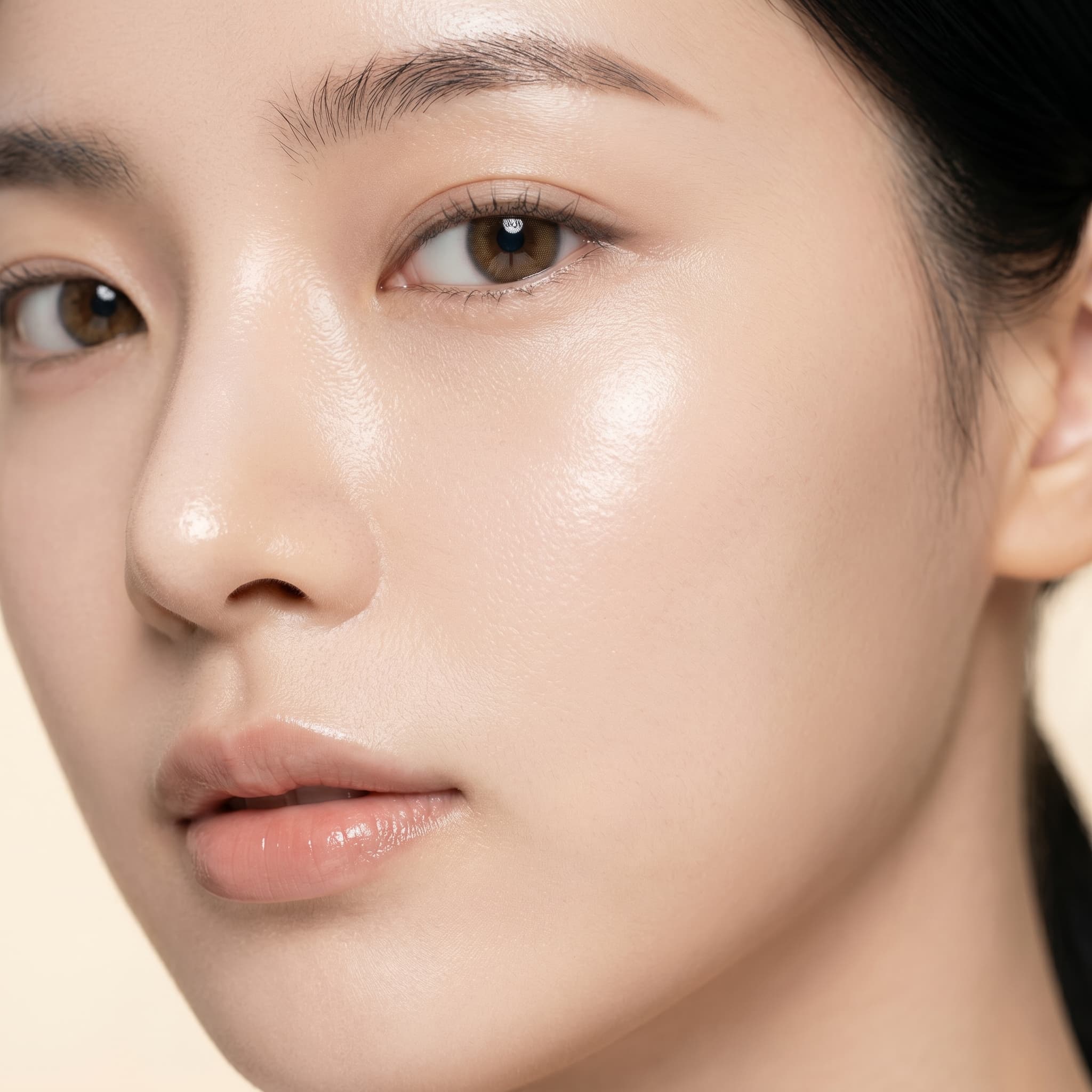 조용해진 피지·잔잔한 광택